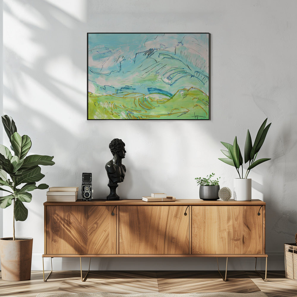 Whimsical Hillscape | Poster