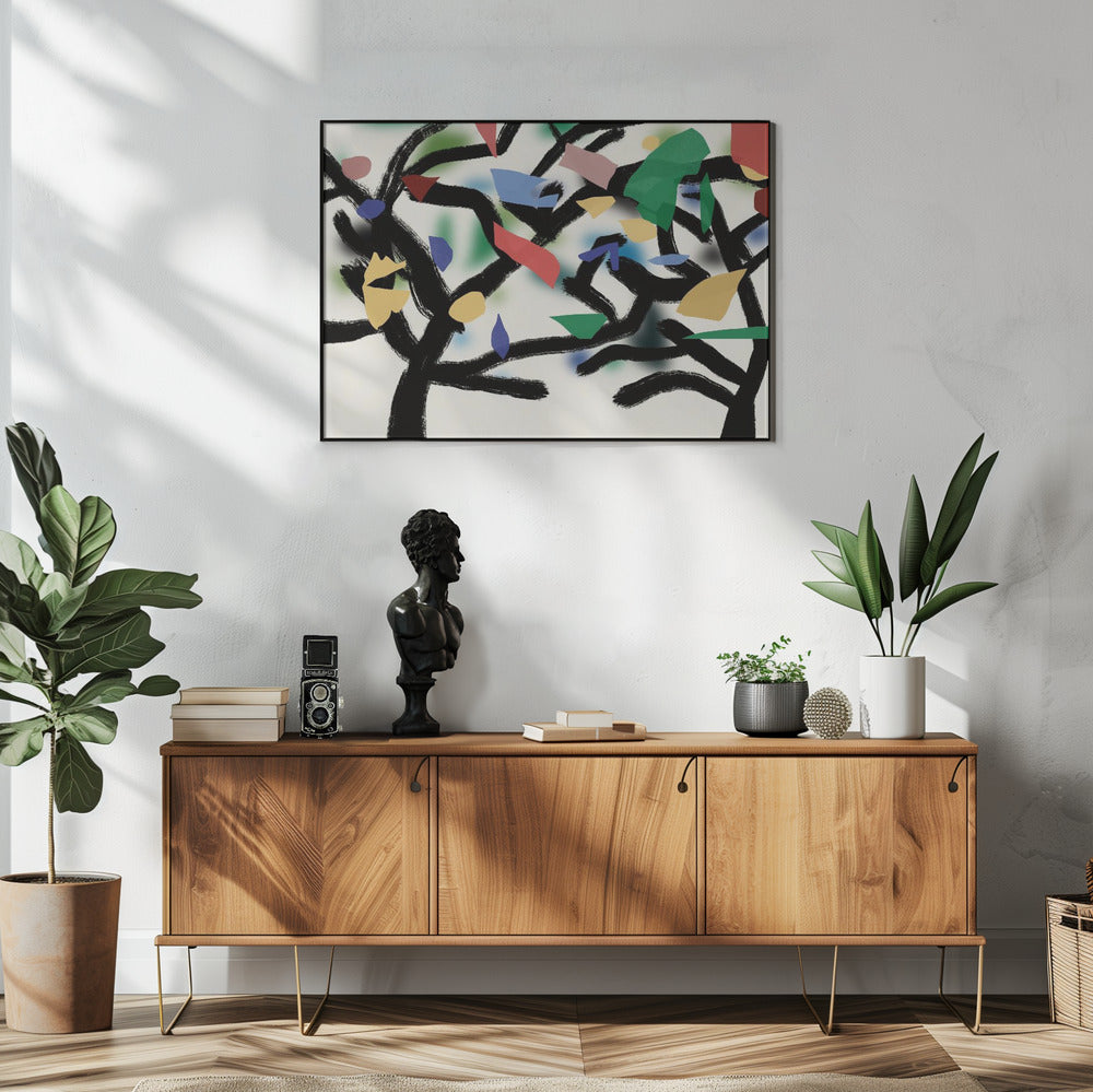 Bunter Zweigtanz | Poster