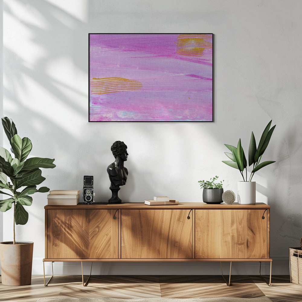 Bunte Striche Horizontal | Poster
