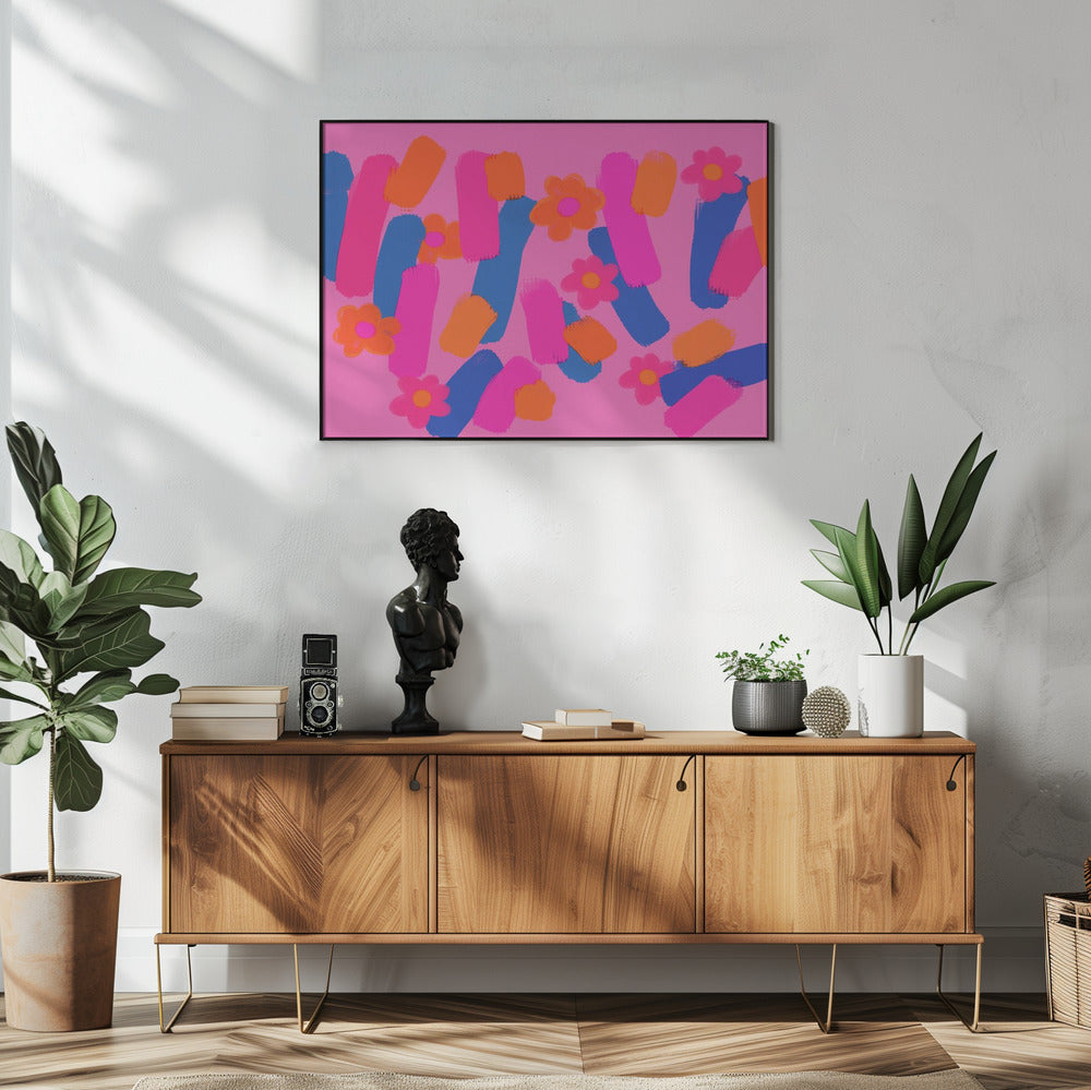 Blumenpinseltanz | Poster