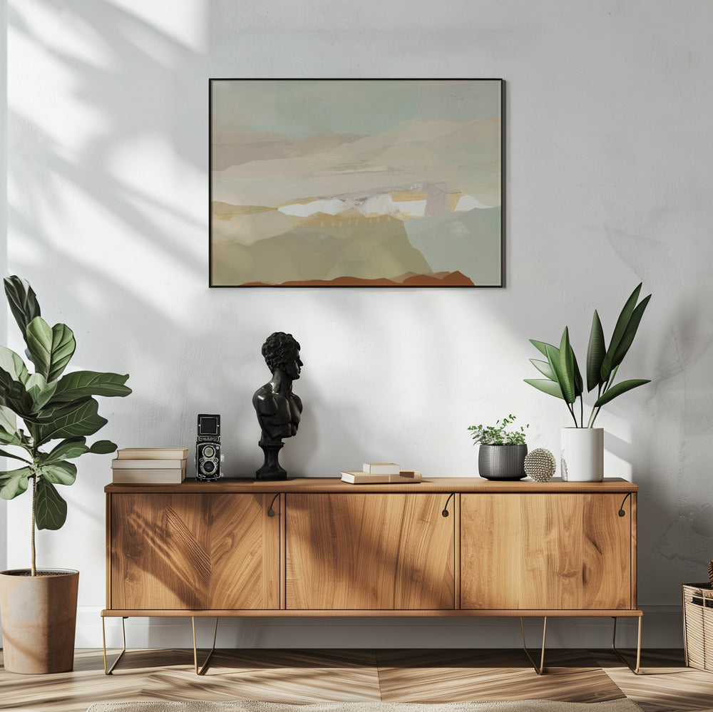 Farbblocklandschaft 3 | Poster