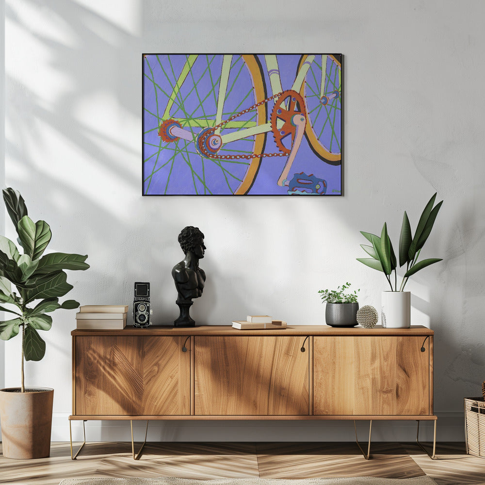 Green Spokes | Poster