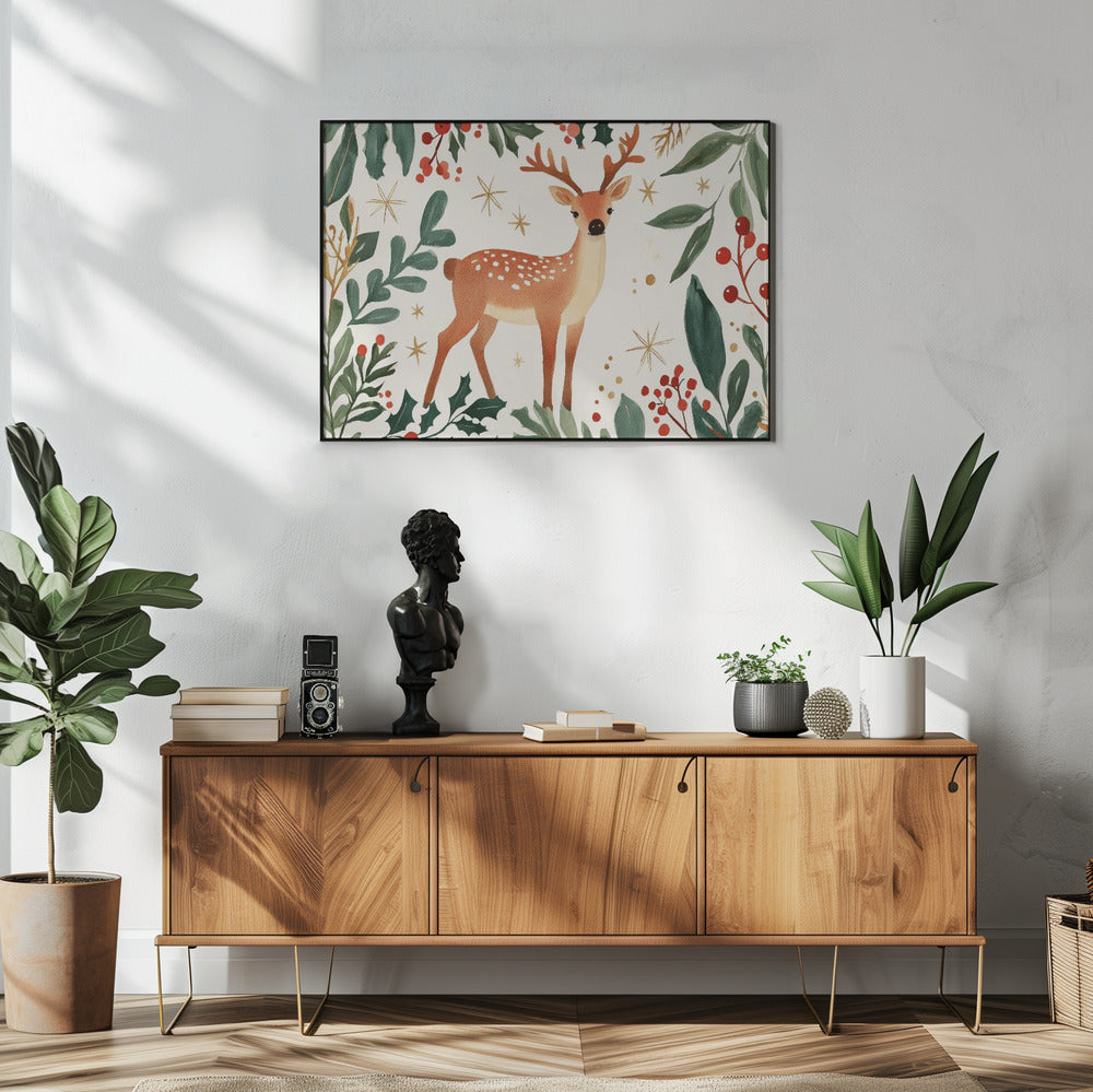 Zauberhafter Waldhirsch | Poster