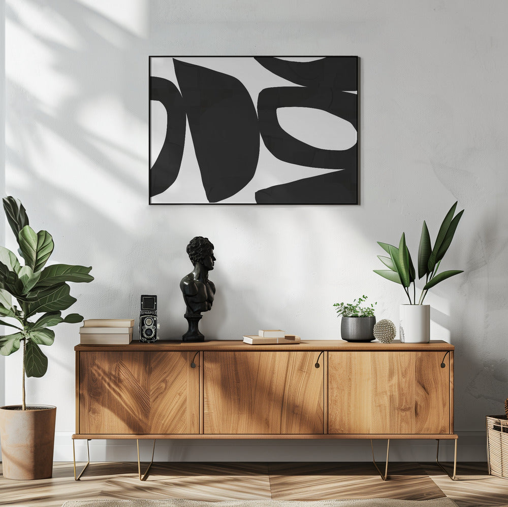 Große schwarze Formen 3 | Poster
