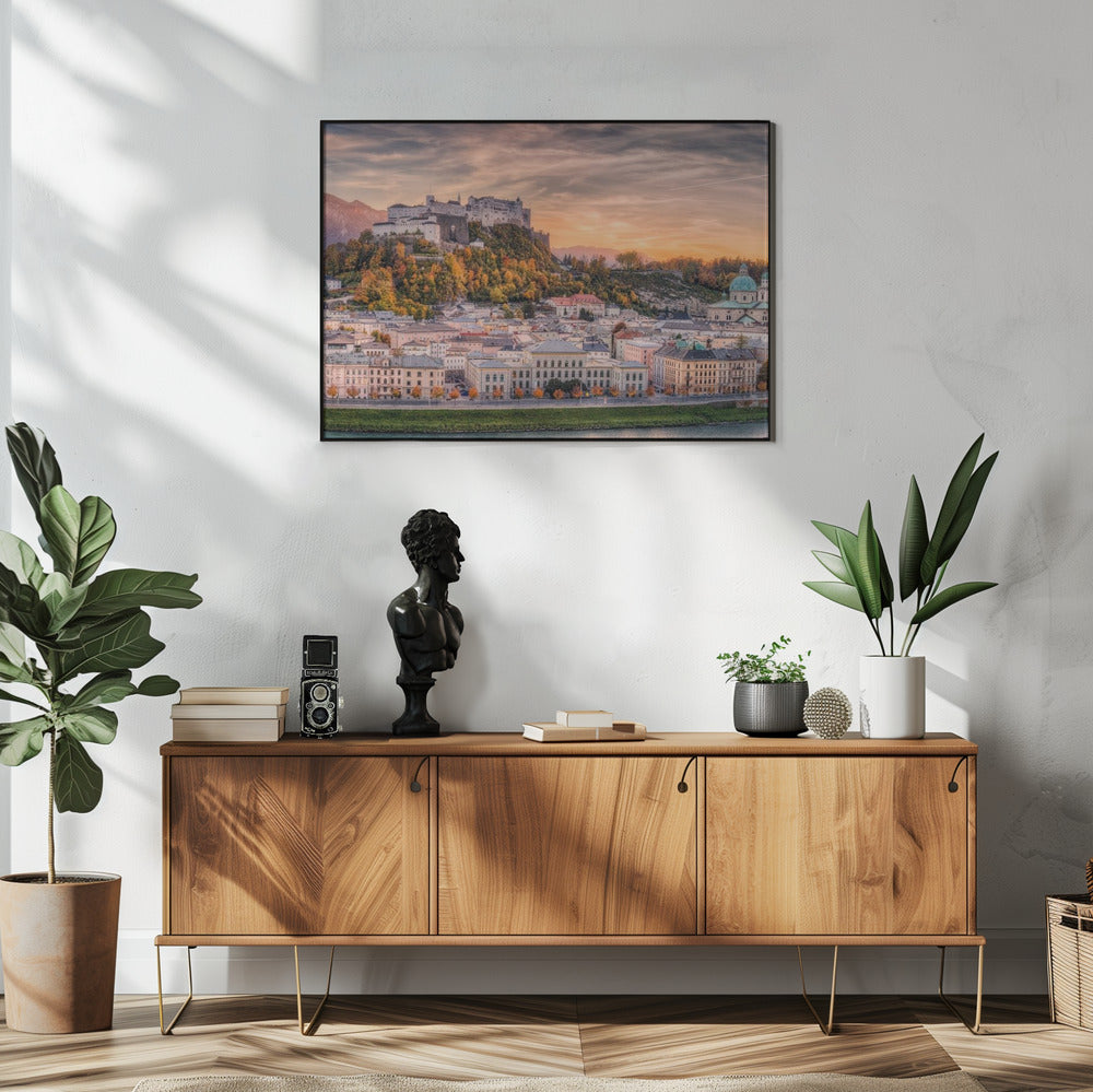 Salzburg in Herbstfarben | Poster