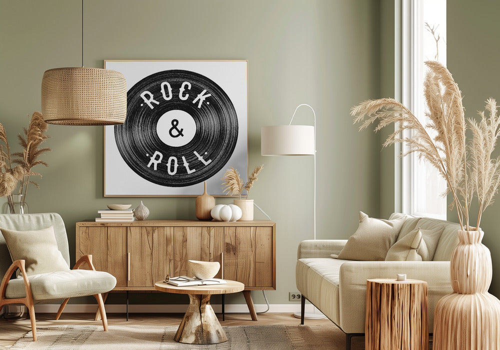 Rock Roll Druck | Leinwand