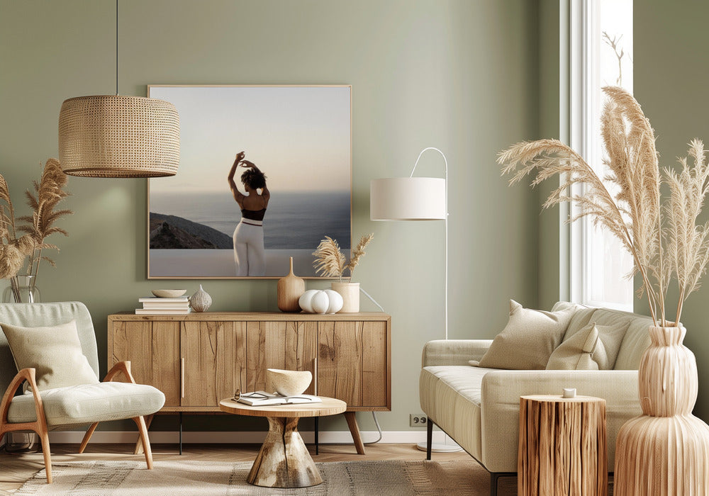 Posieren am Meer | Leinwand