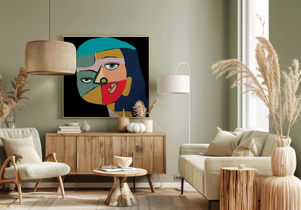 Gesicht einer Frau | Leinwand