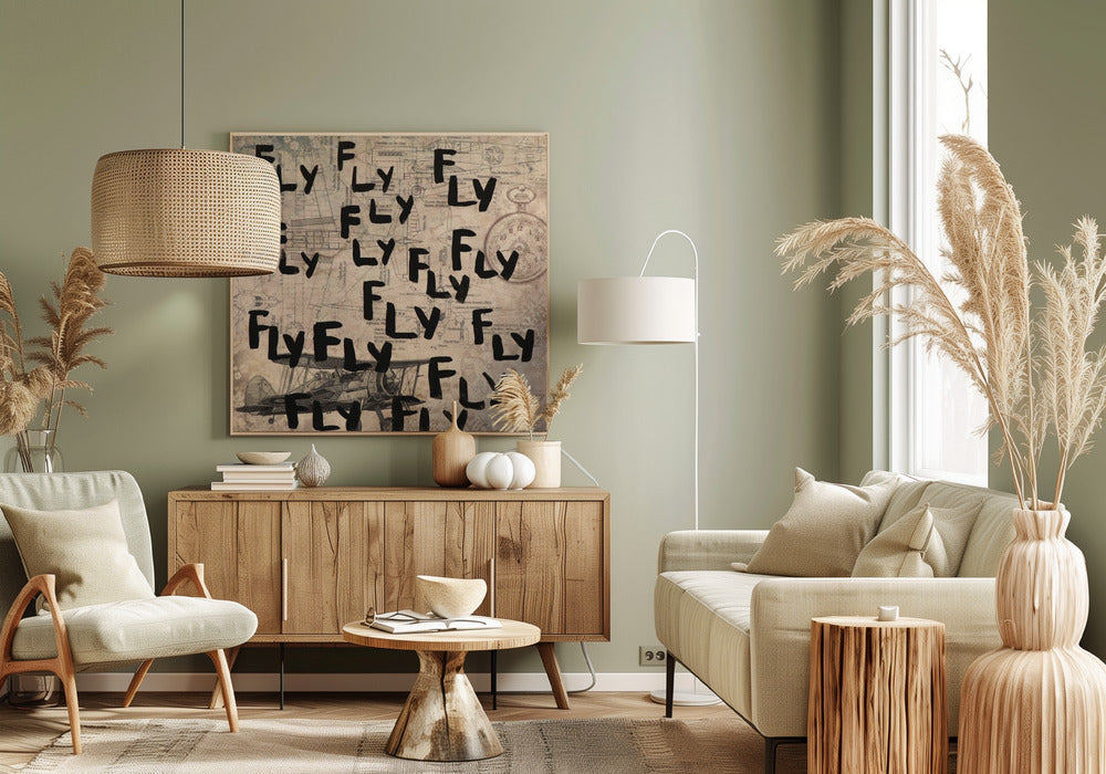 letter art  [fly] | Canvas