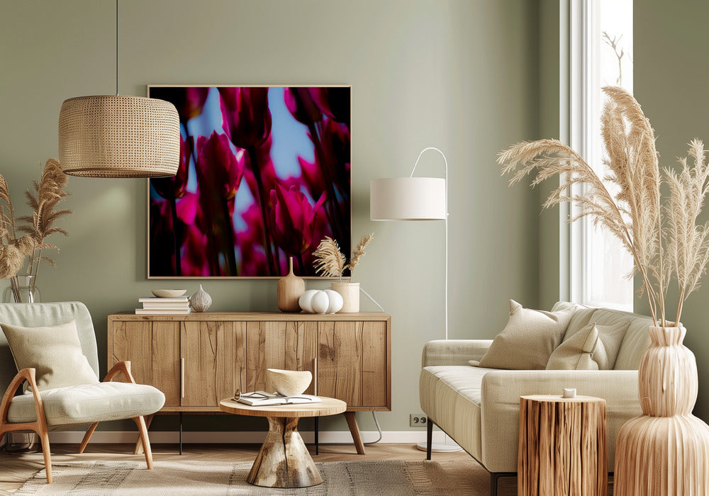 Lila Tulpen | Leinwand
