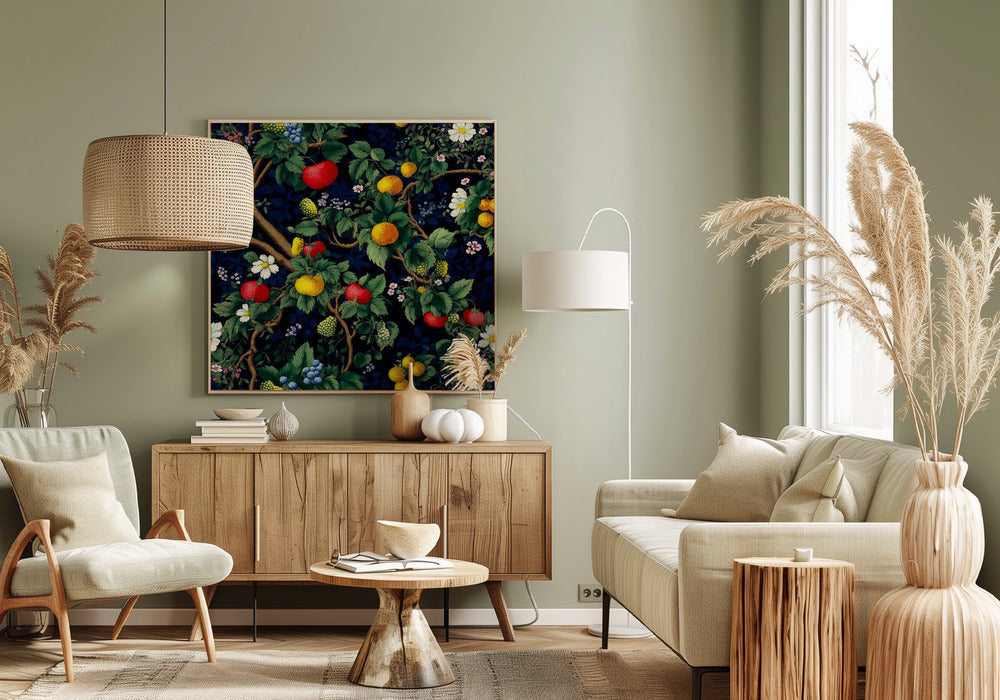 Lebendige Obstgartenfreude | Leinwand