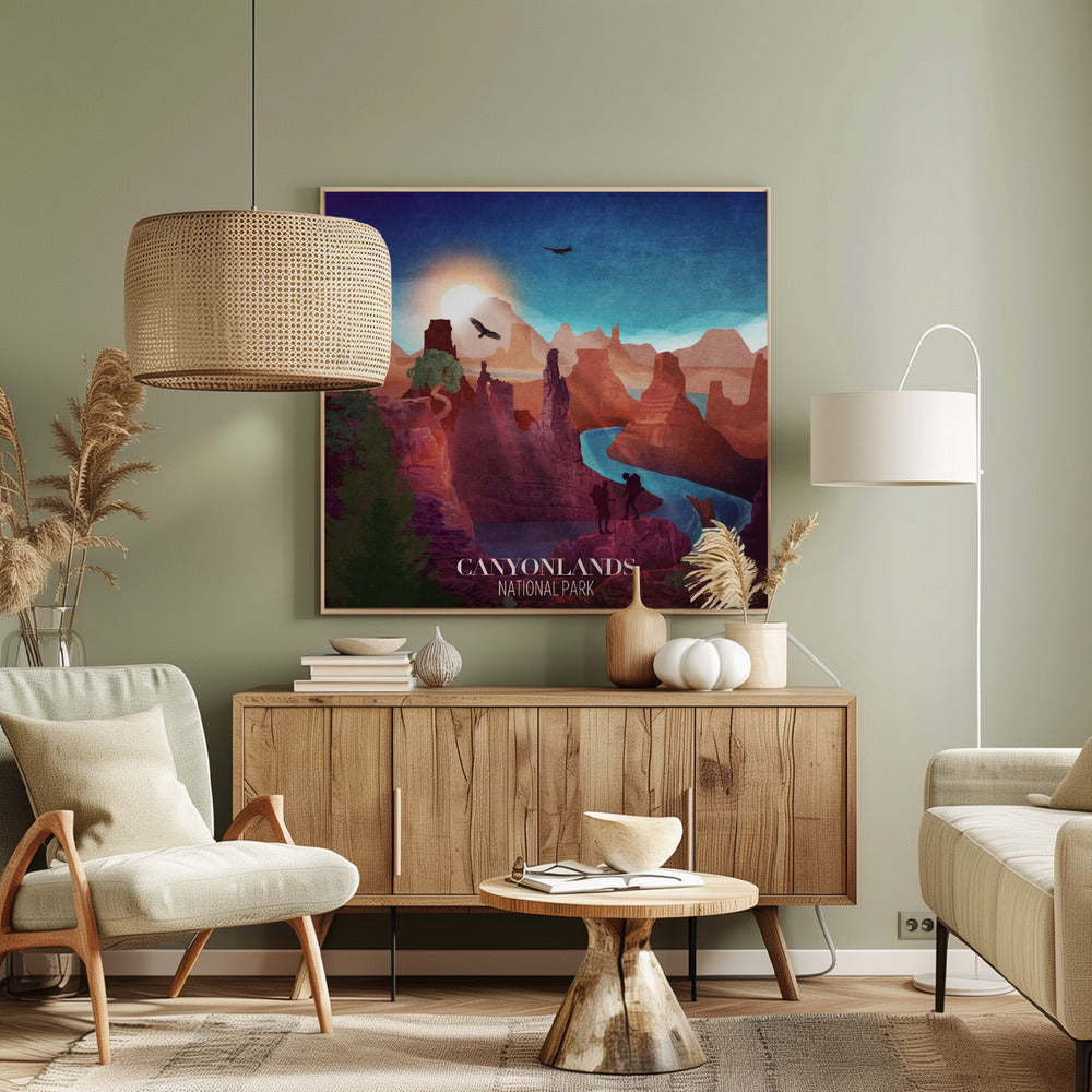 Canyon Sonnenaufgang Vista | Leinwand