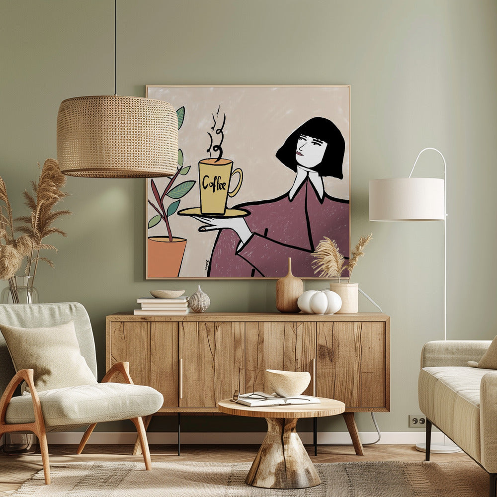 Kaffeeliebhaber | Leinwand
