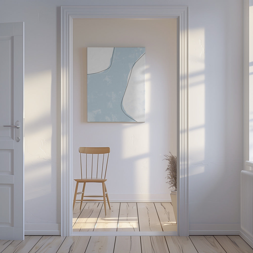 Minimalistische organische Formen | Leinwand