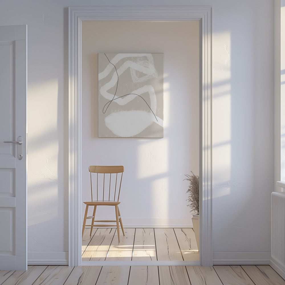 Organische Linien und Formen | Leinwand