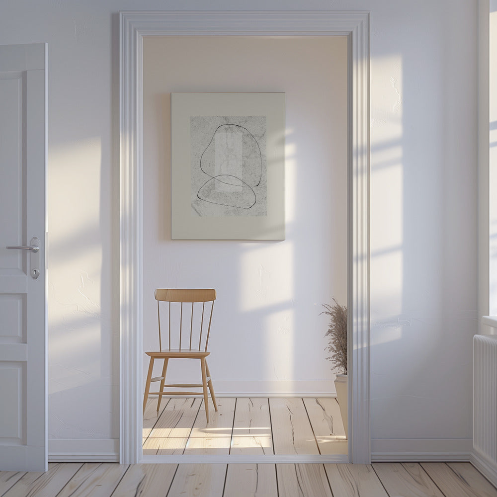Minimalistische Kurven | Leinwand