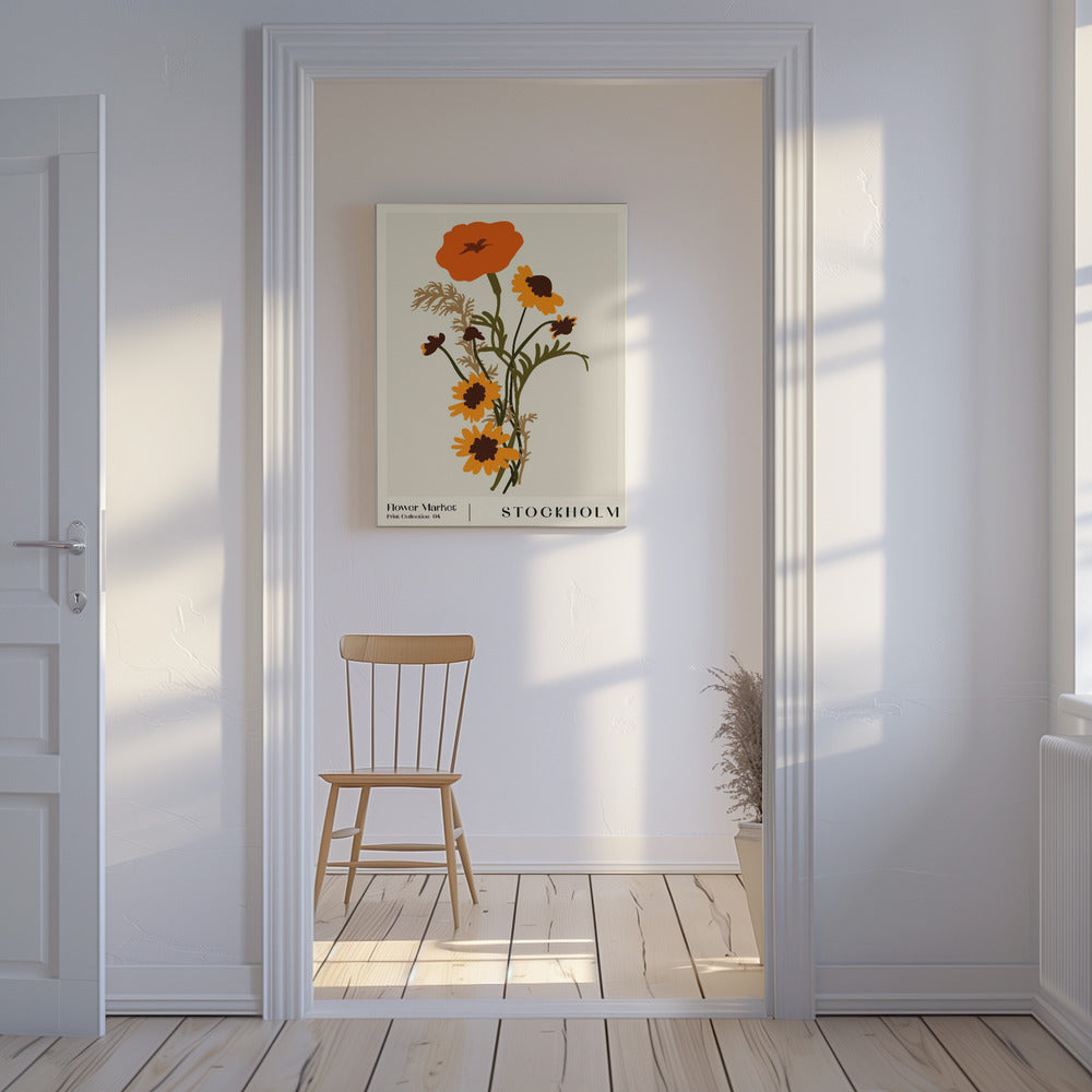 Flower Market. Stockholm | Canvas