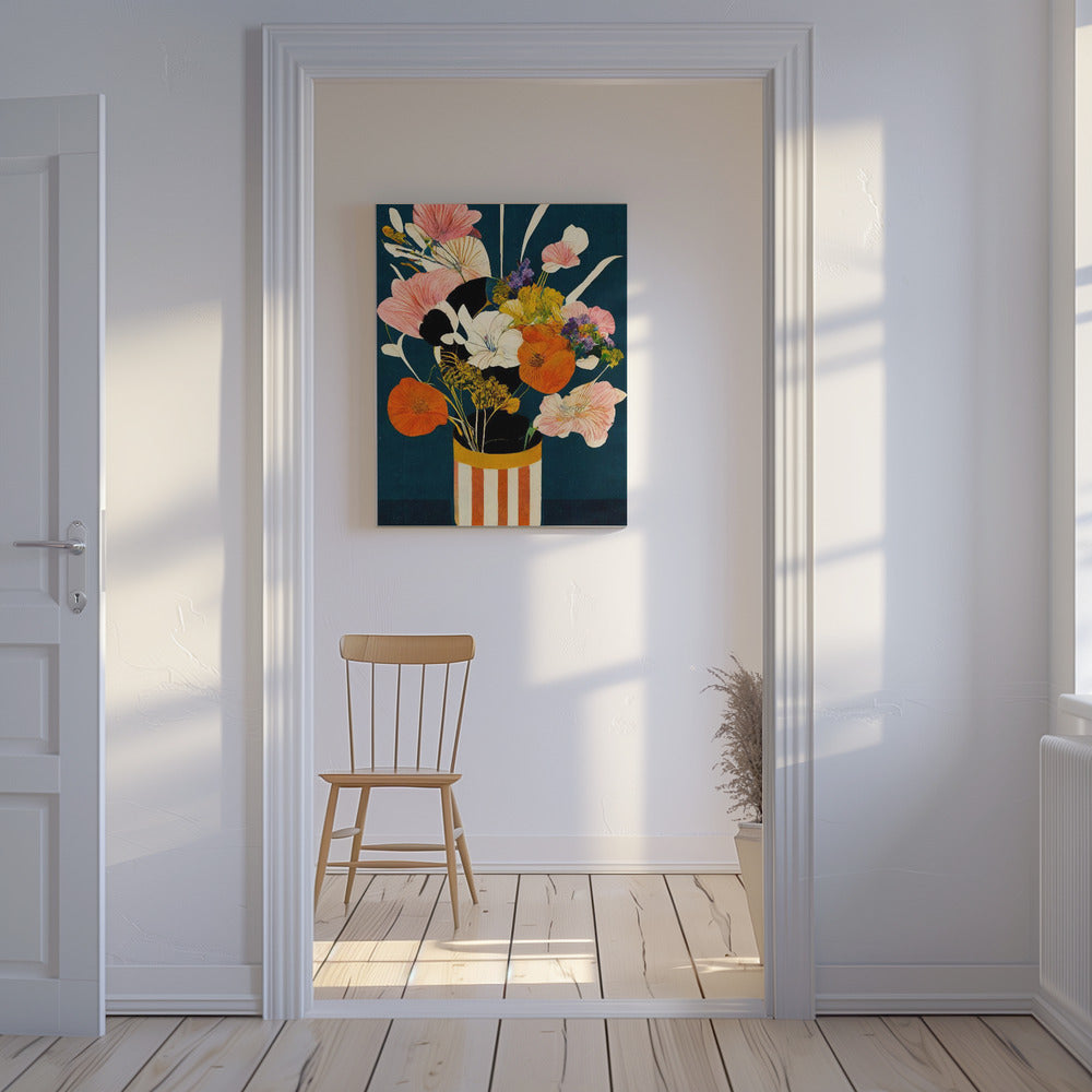 Lebendige Blüten | Leinwand