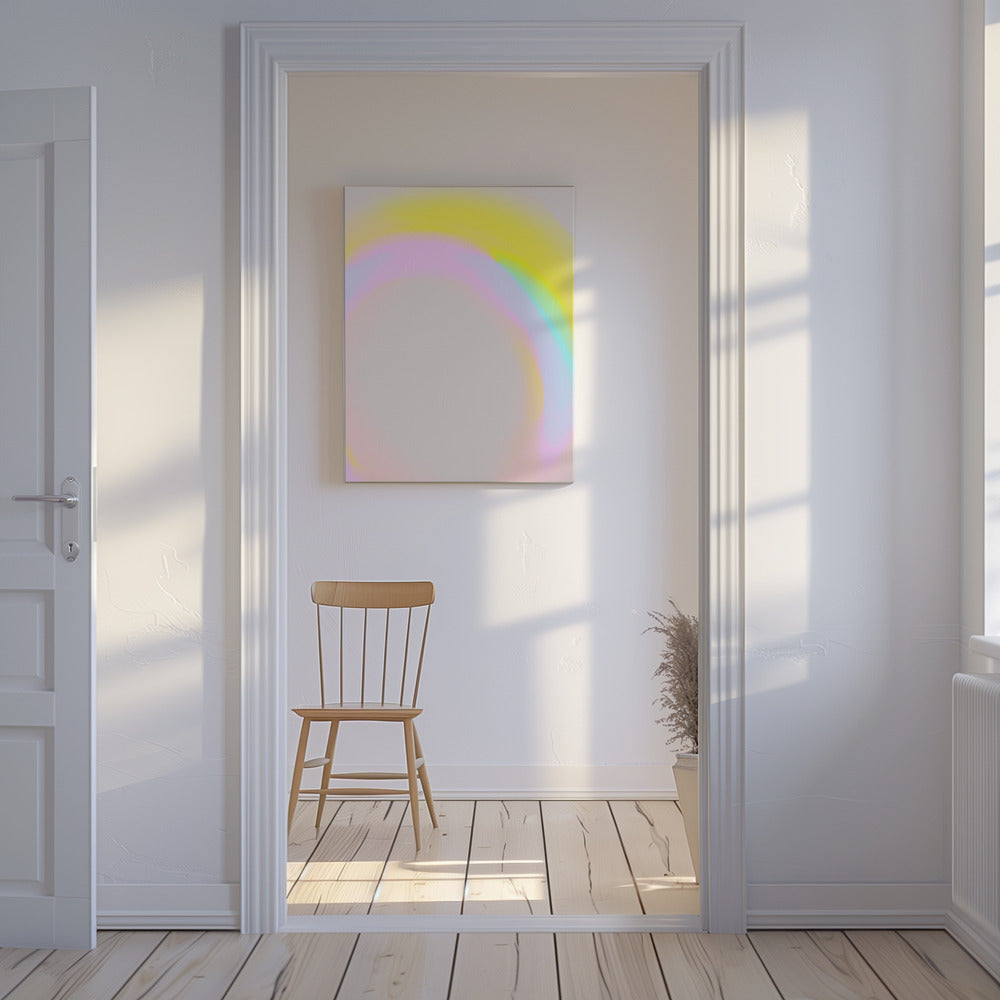 Pastell Aurora | Leinwand