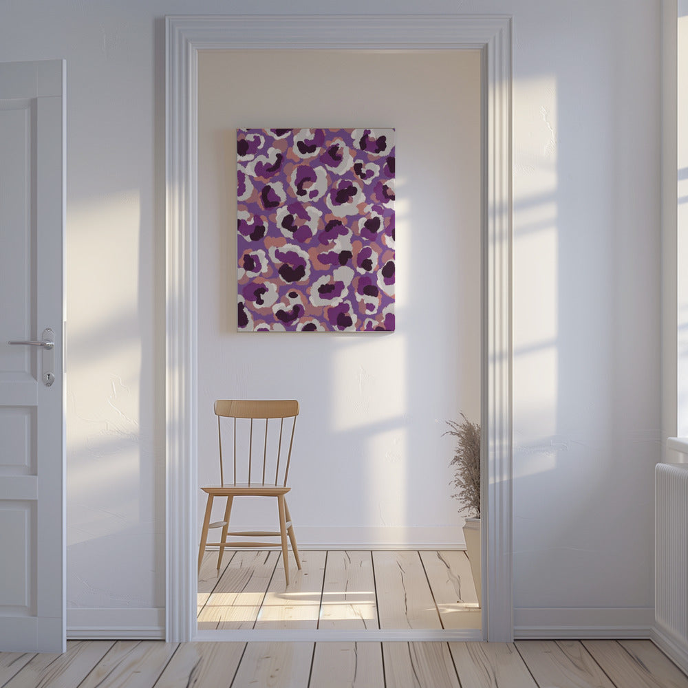 Violetter Wirbelwind | Leinwand