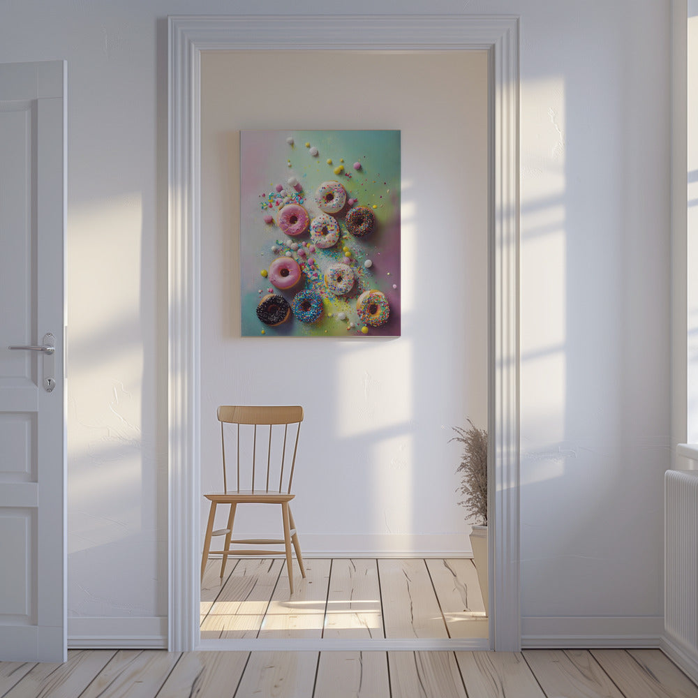 Donut-Traumlandschaft | Leinwand