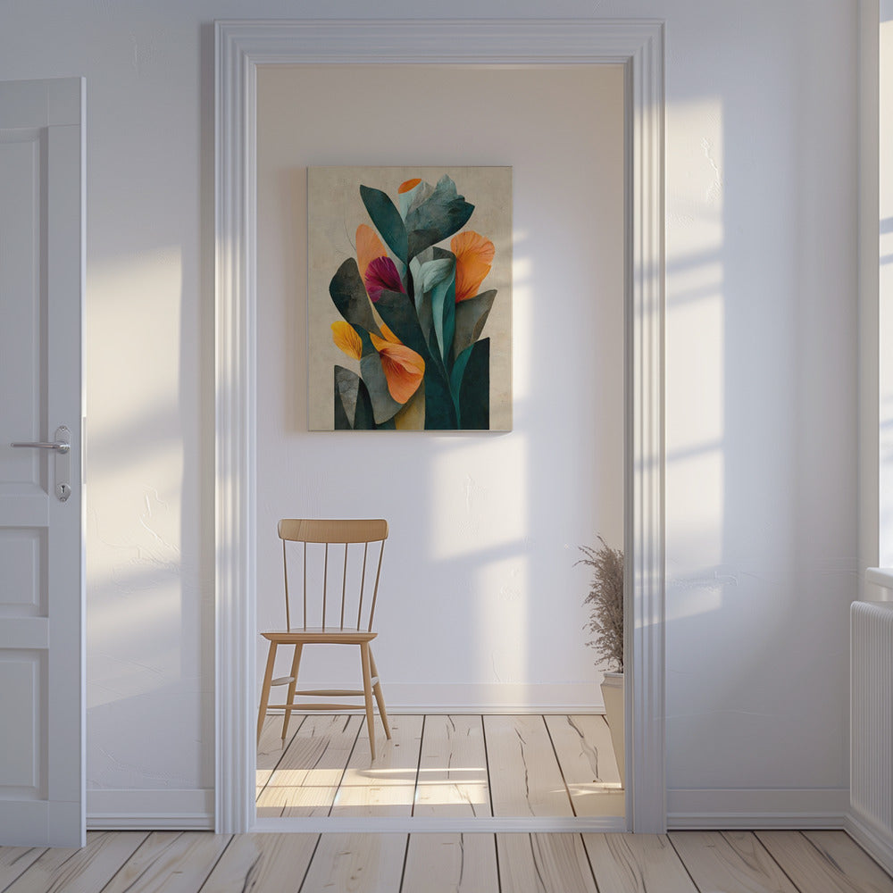 Blütenblätter in Harmonie | Leinwand