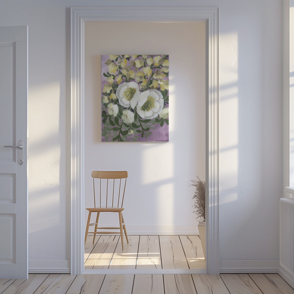 Raelynna malerische Blumen | Leinwand
