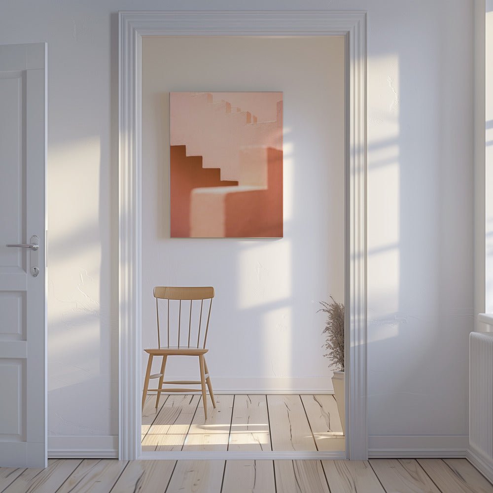 La Muralla Roja Rosa | Leinwand