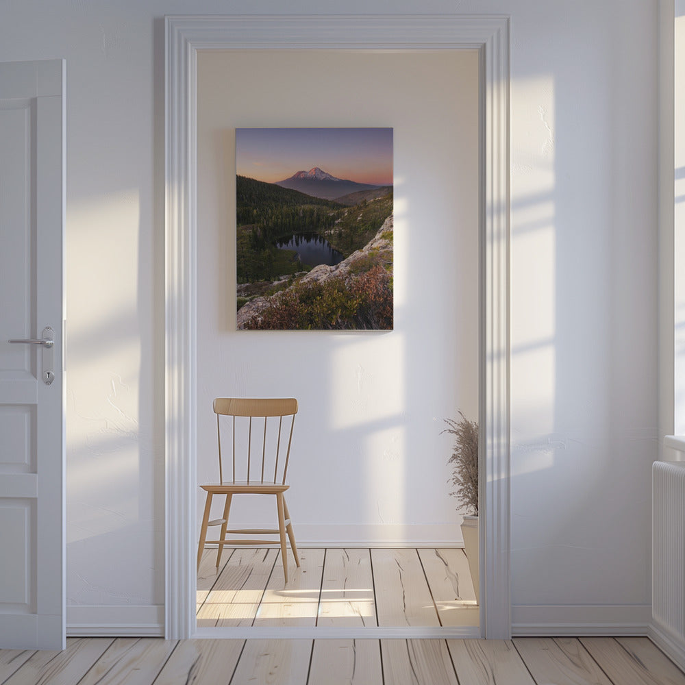 Heart Lake vertikal | Leinwand