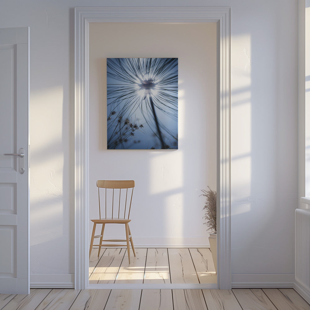 Botanisches Blau | Leinwand