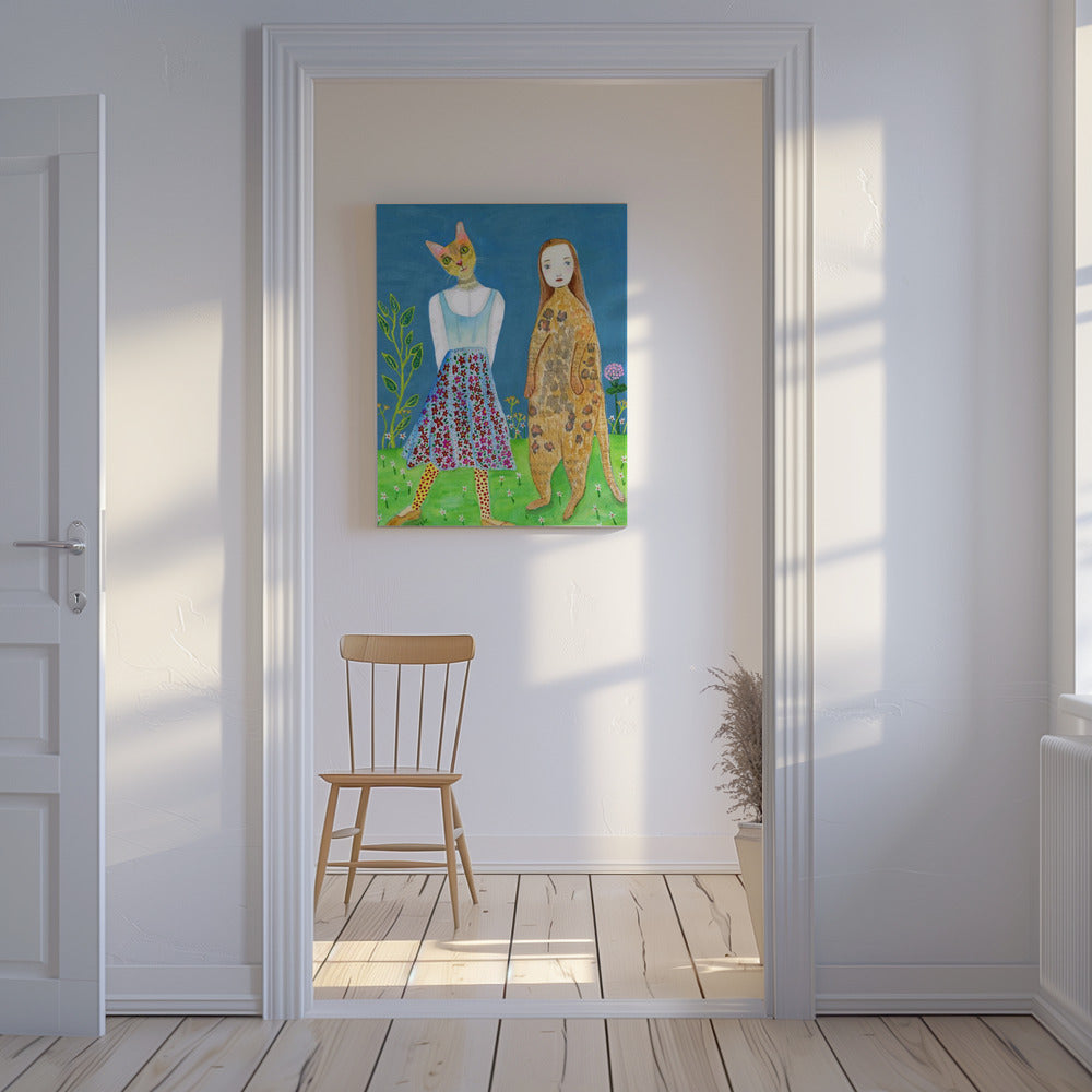 Der Wechsel der Köpfe | Leinwand
