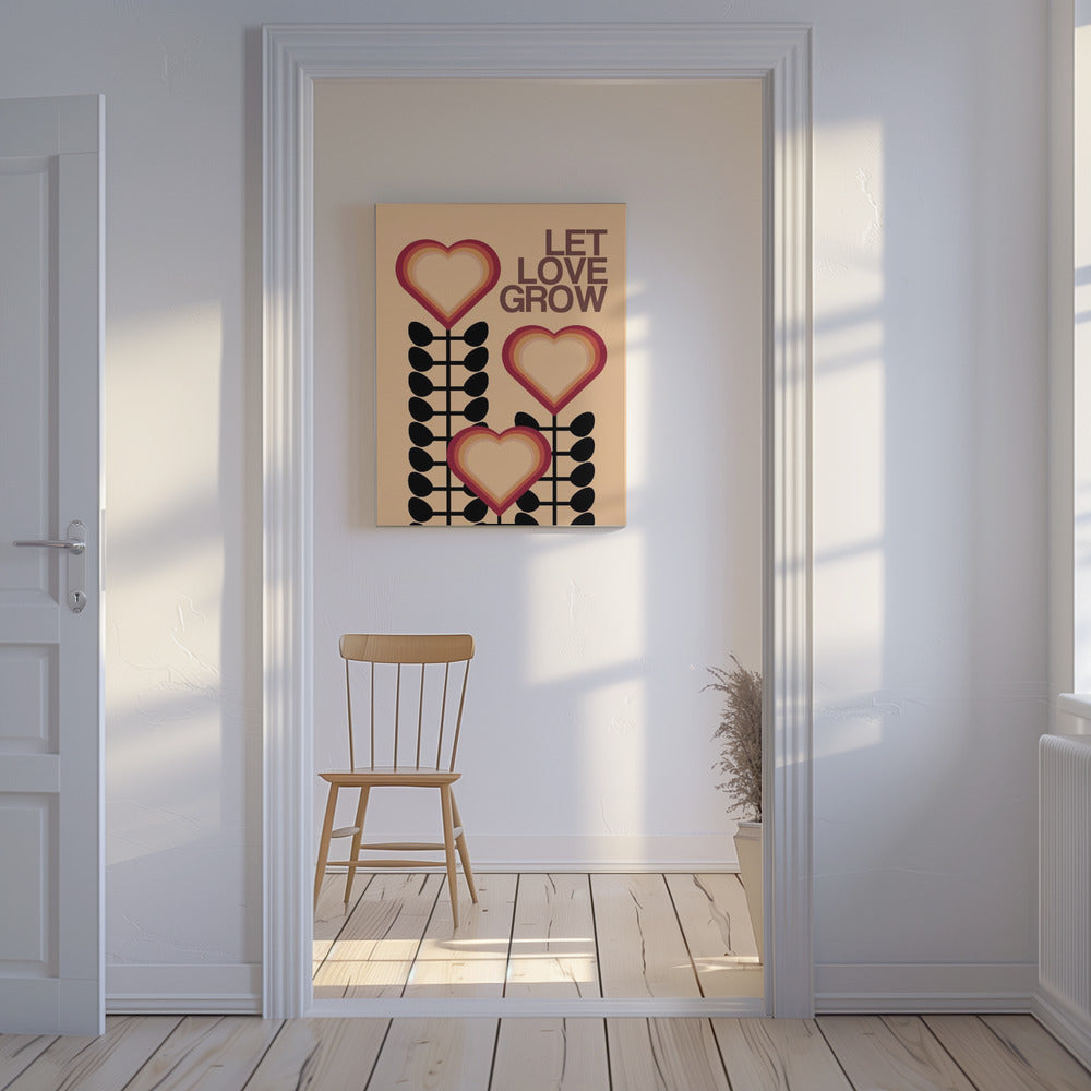 Let Love Grow Cream | Canvas
