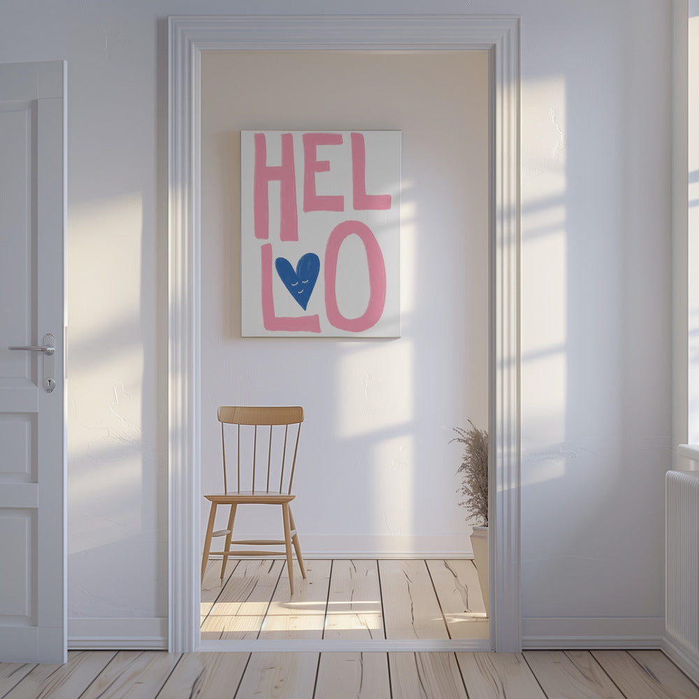 Freundlicher Herzschlag | Leinwand