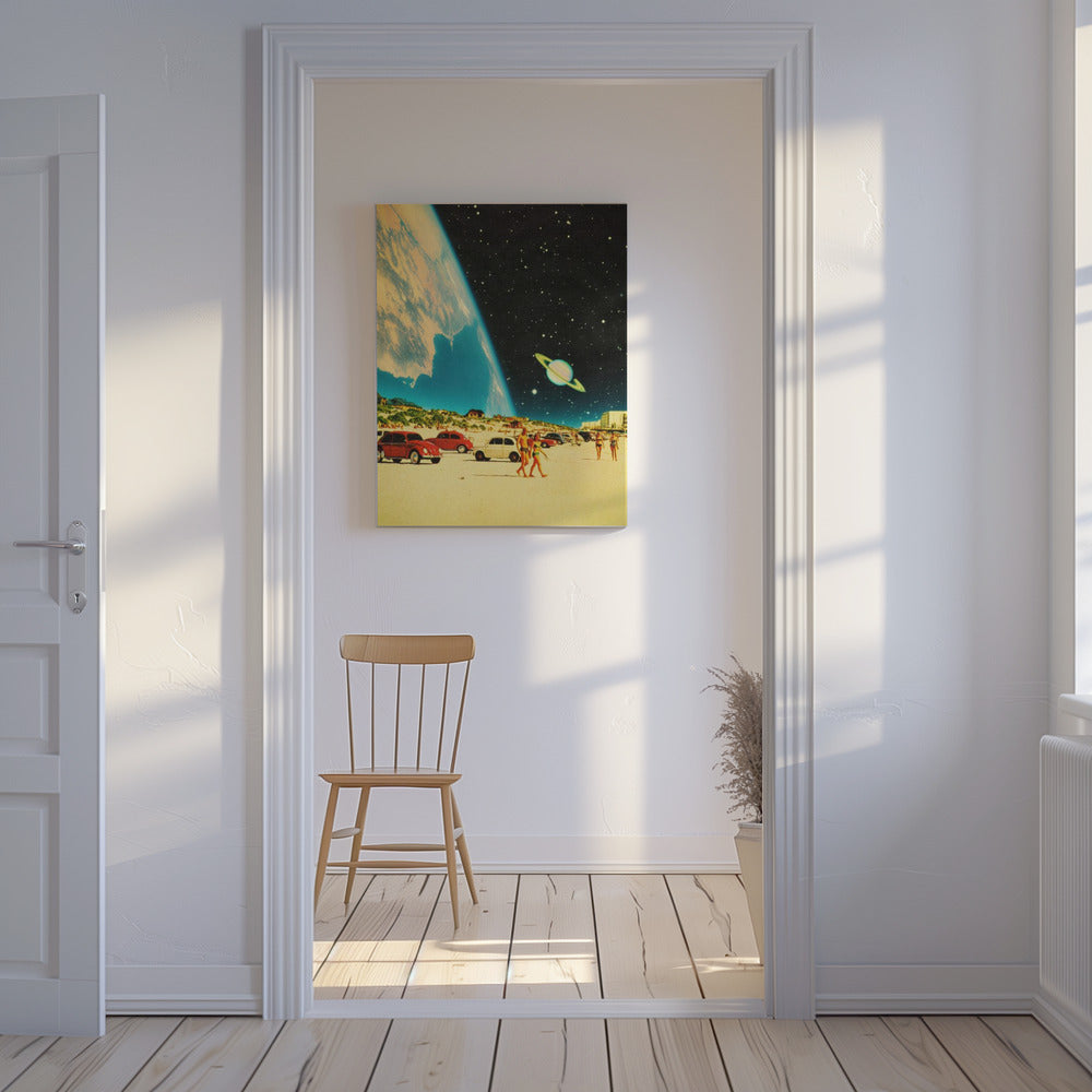 Galaxie Strand | Leinwand
