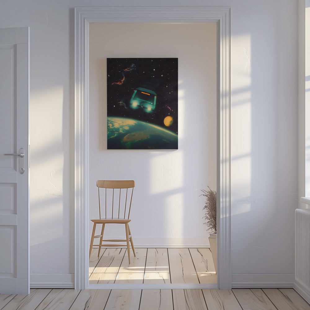 Der Space Express | Leinwand