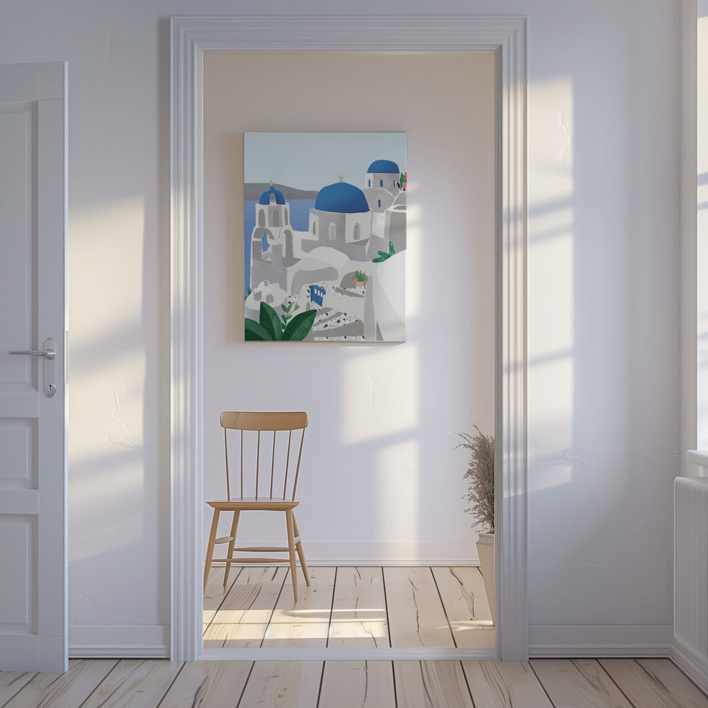 Insel Santorin | Leinwand