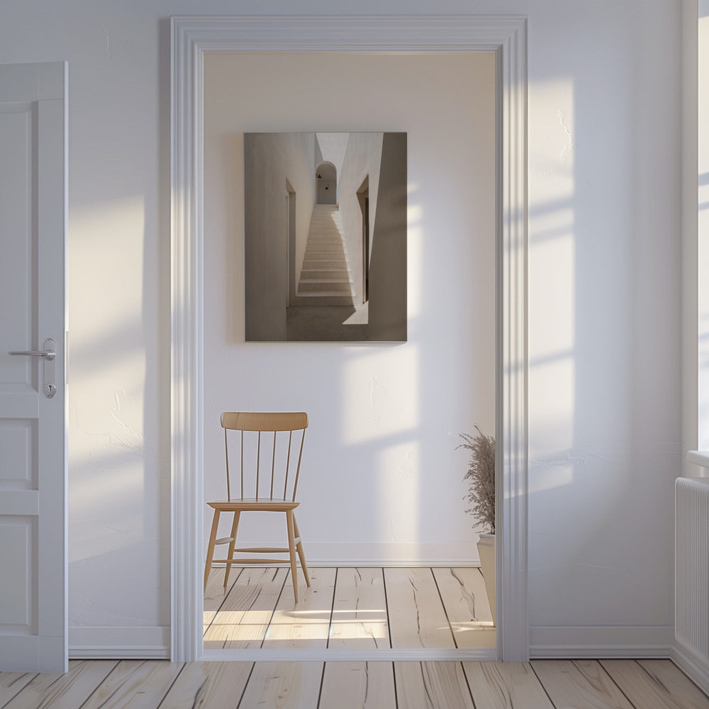 Treppe zum Licht | Leinwand