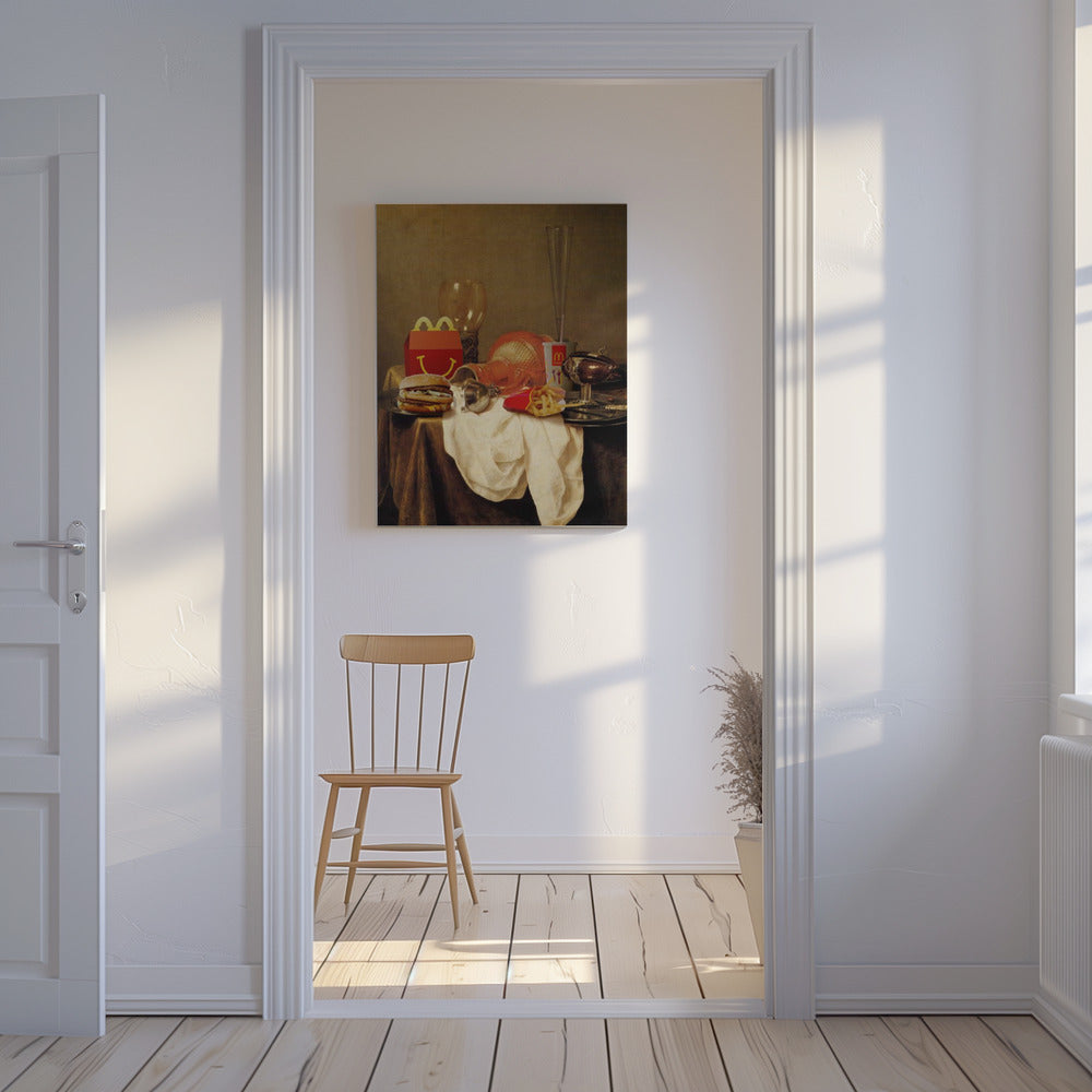 Klassisches Abendessen | Leinwand