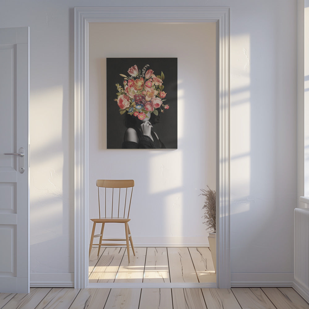 Vintage Blumenstrauß | Leinwand