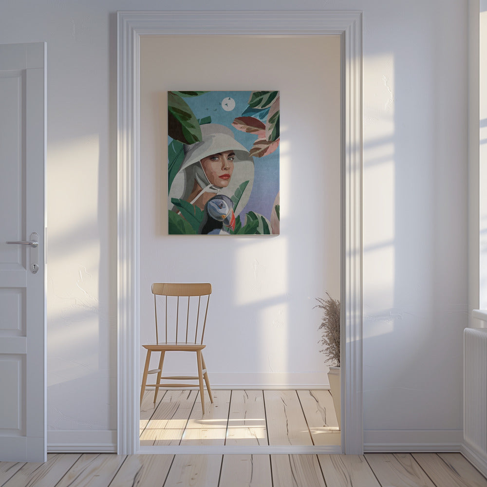 Papageientaucher-Traumlandschaft | Leinwand
