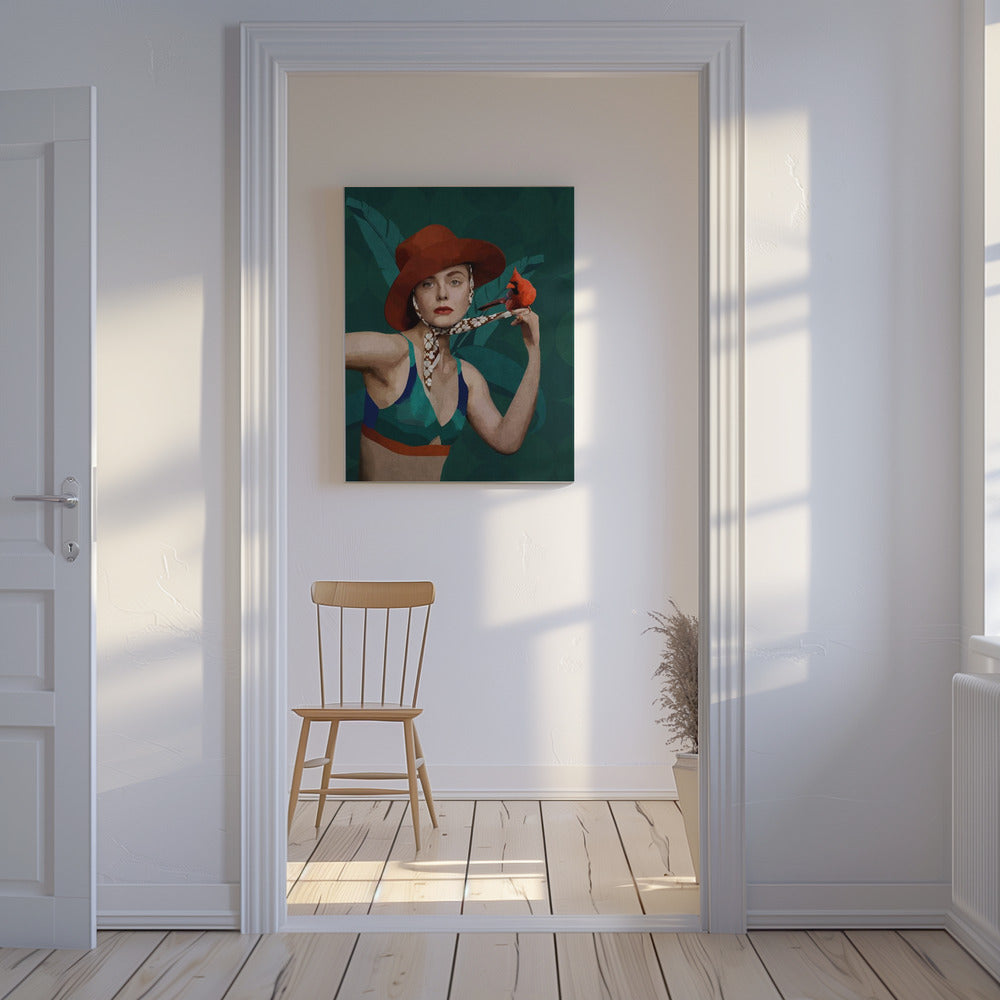 Purpurne Serenade | Leinwand