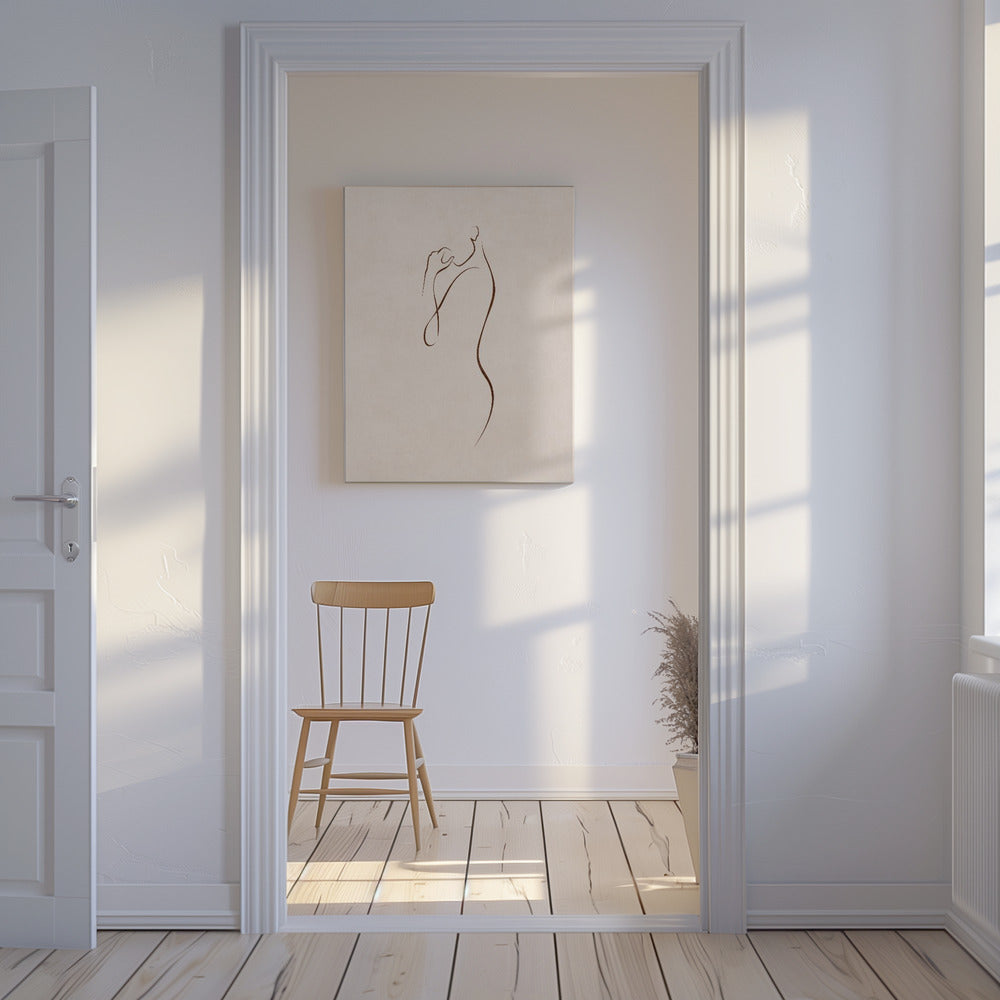 Elegante Silhouette | Leinwand