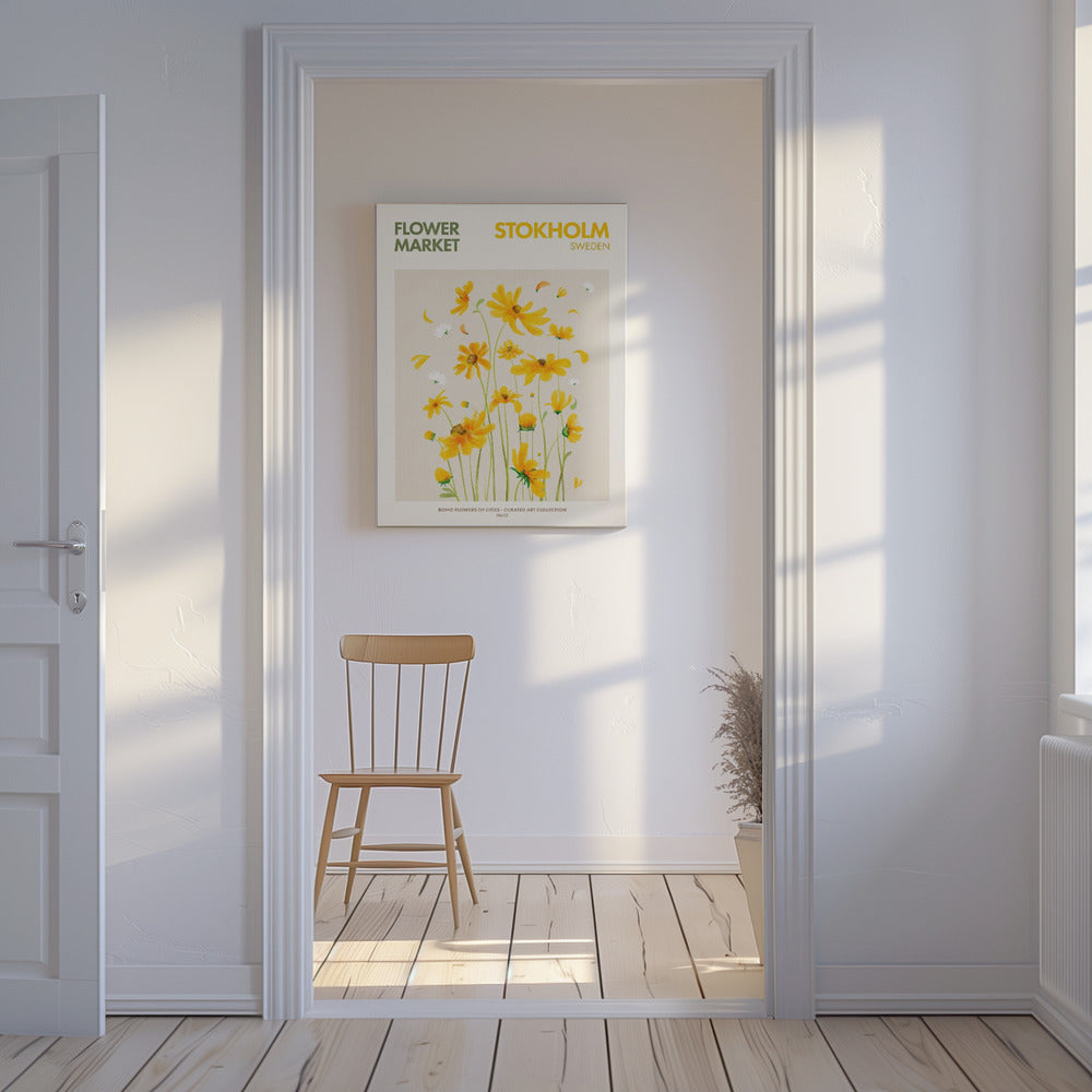 Stockholmer Blüten | Leinwand
