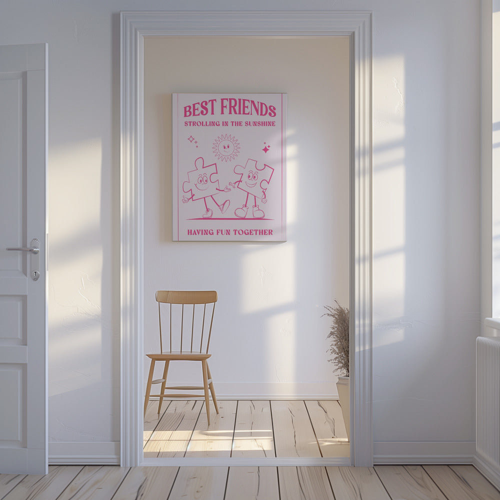 Beste Freunde | Leinwand