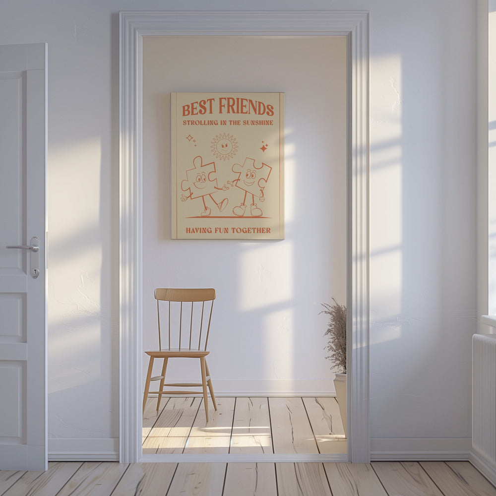 Beste Freunde | Leinwand