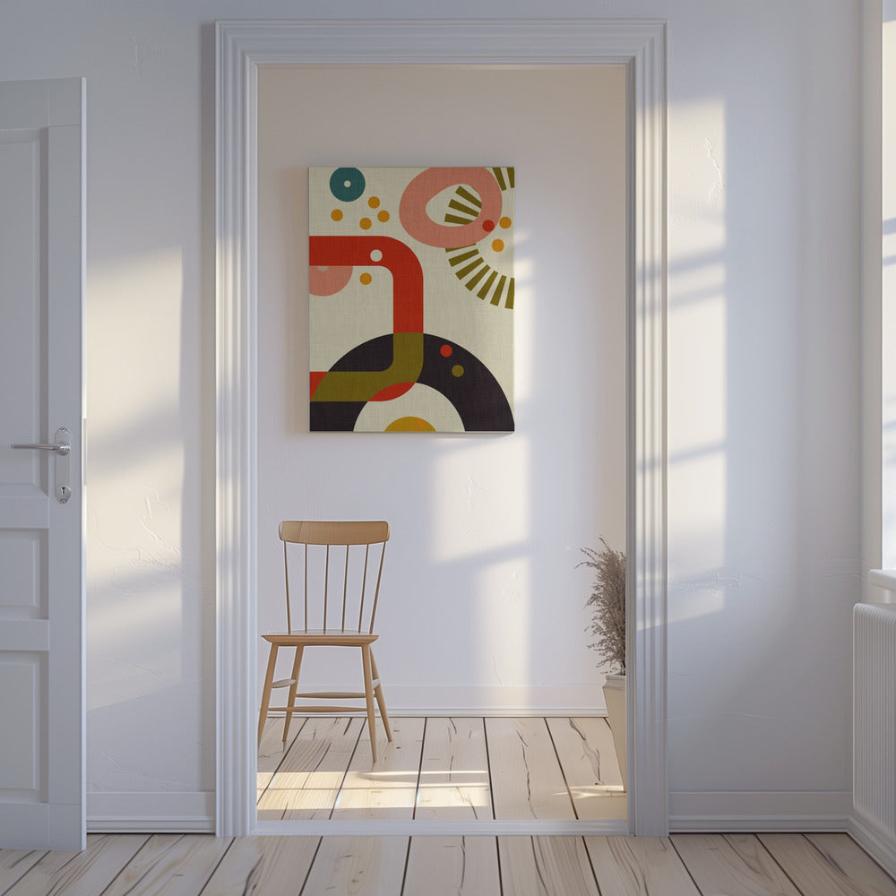 Mid Century Cirque 3 | Leinwand