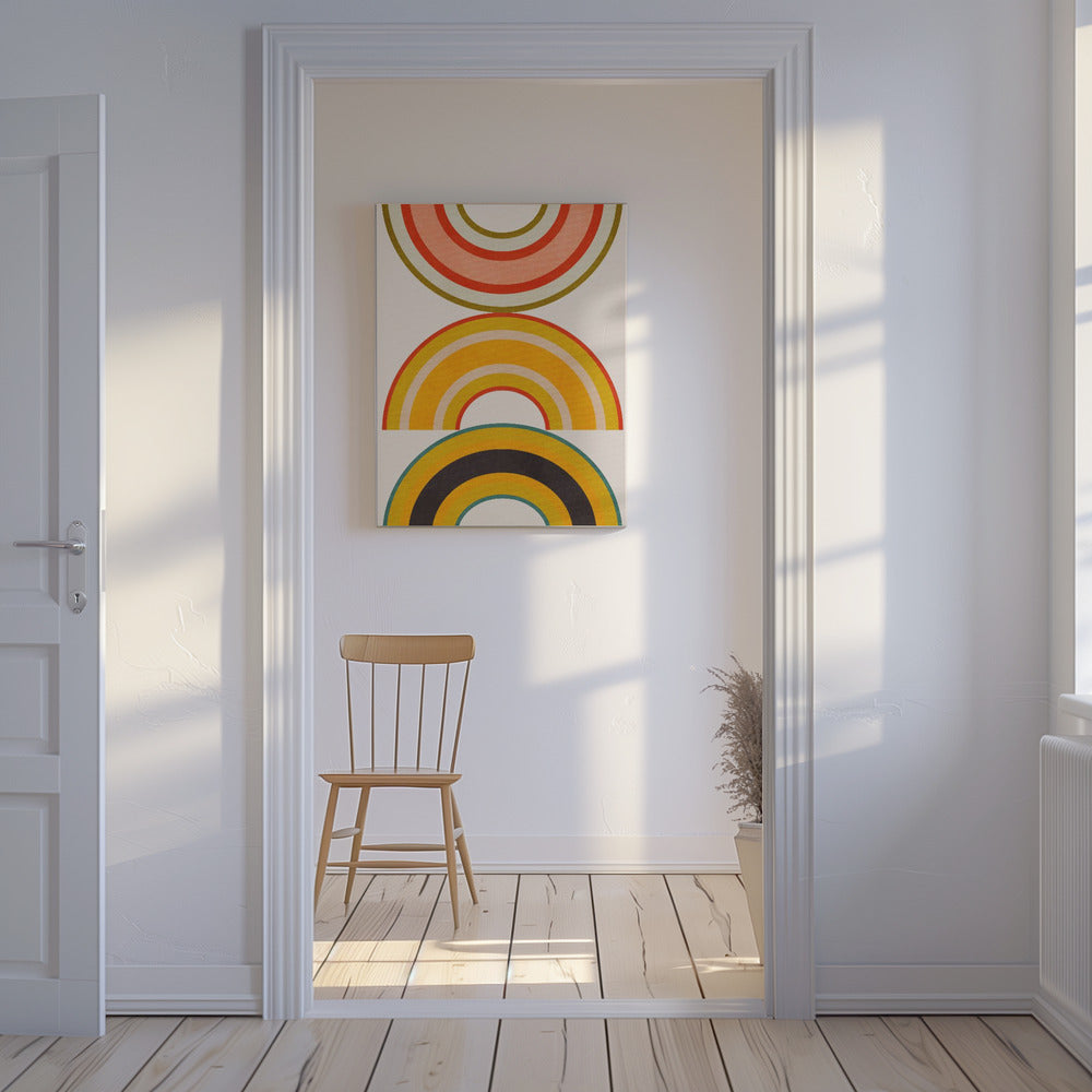 Regenbogensonnen 6 | Leinwand