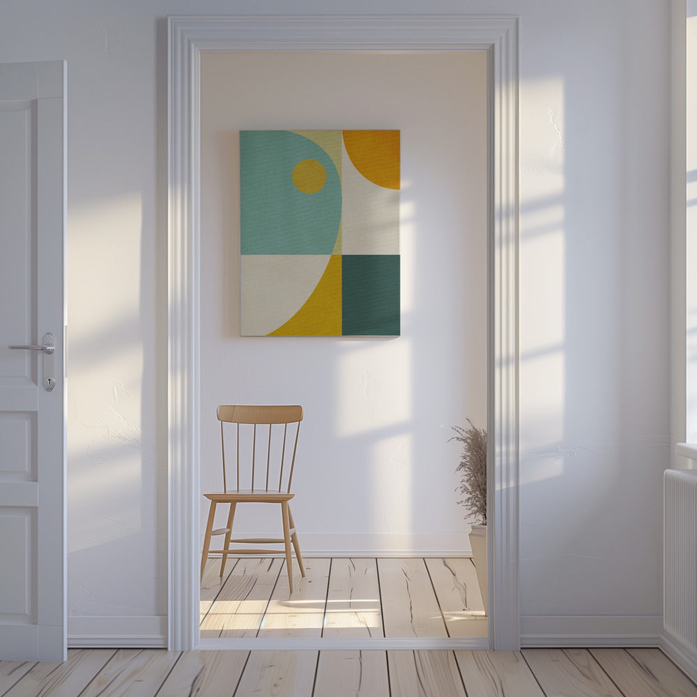 Regenbogen Plus Formen10 | Leinwand