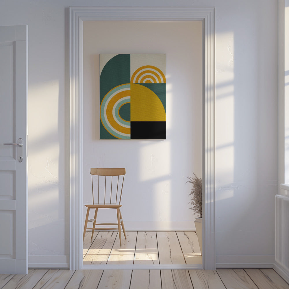 Regenbogen Plus Formen8 | Leinwand