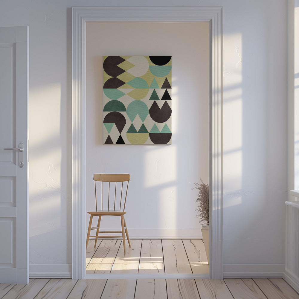Regenbogen Plus Formen6 | Leinwand
